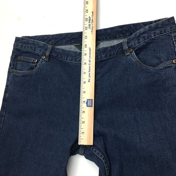 Woolrich Women's Jeans Classic Straight Leg Dark Wash size 12 length 31" - Picture 5 of 11